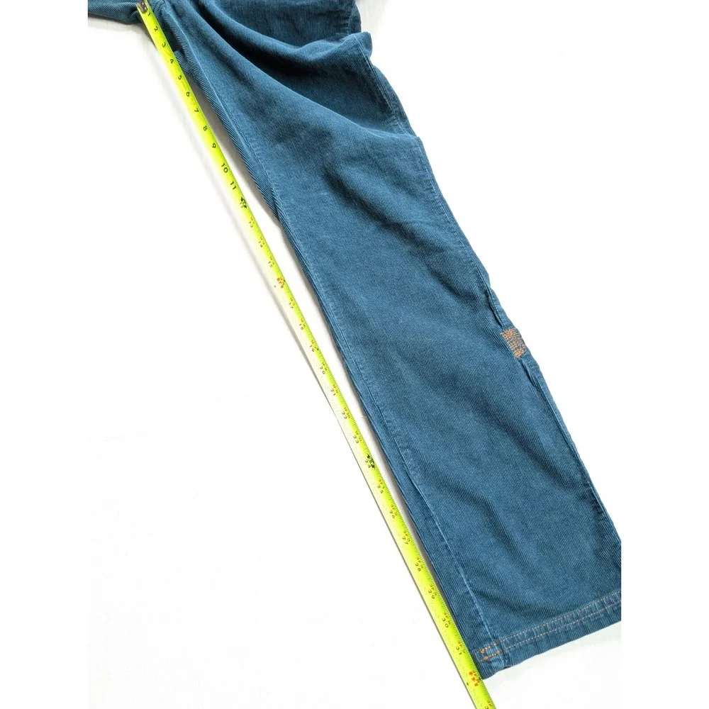 ABK Urban Yoda Velvet Pants‎ Mens Large Blue Corduroy Outdoors Petrol Marine
